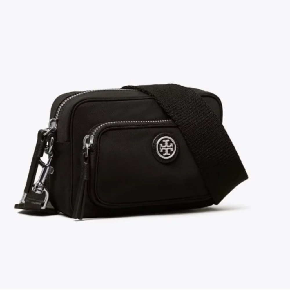 [Tory Burch] Mini Nylon Crossbody Bag | Black